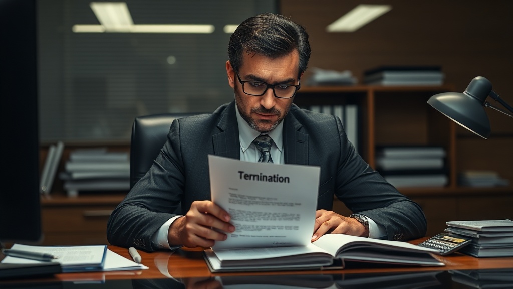 worker packing personal items after termination